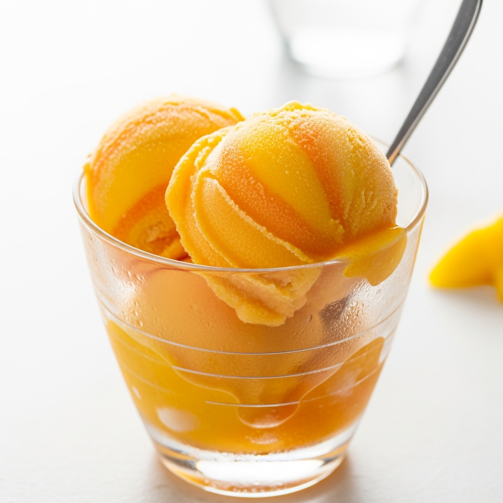 Golden Mango ice cream